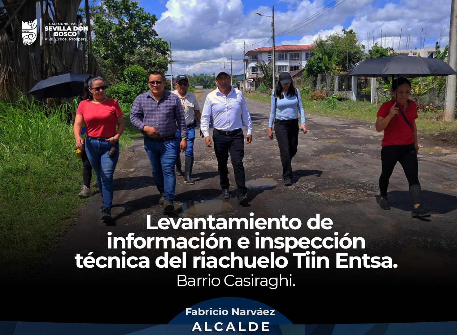 Inspección técnica del riachuelo Tiin Entsa