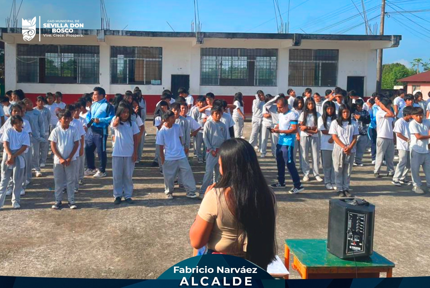 El GAD Municipal, junto a la Concejal Cecibel Juanga