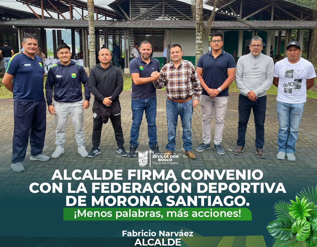 Hoy firmamos el convenio con la Federación Deportiva