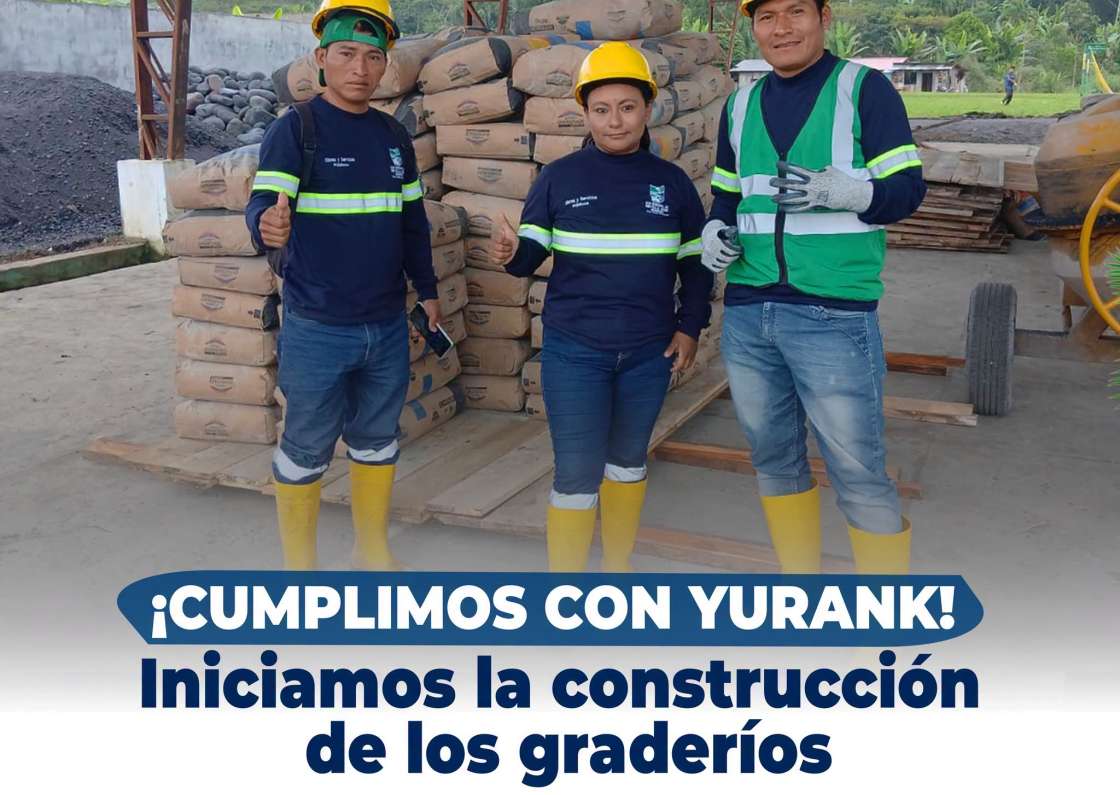 ¡Cumplimos con Yurank, construcción de Graderíos!