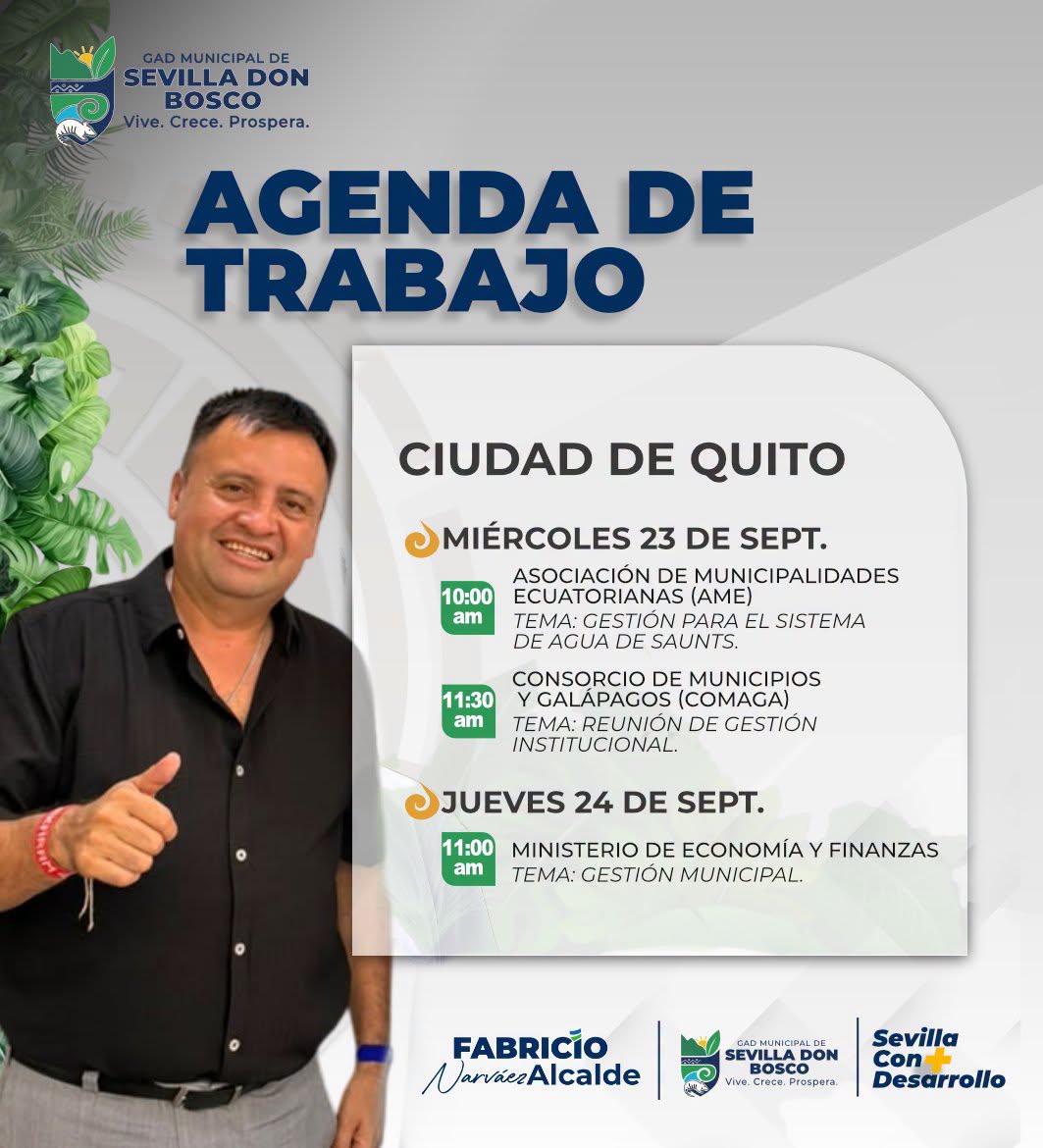 Agenda de trabajo