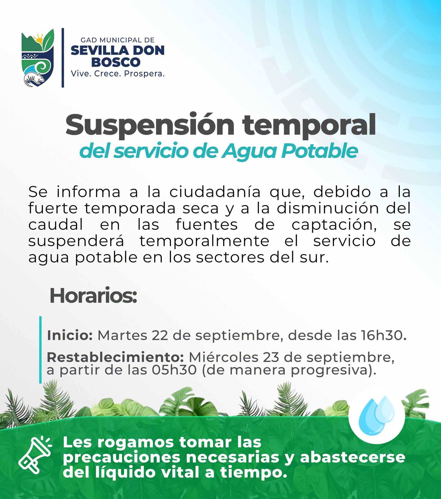 Suspencion de agua