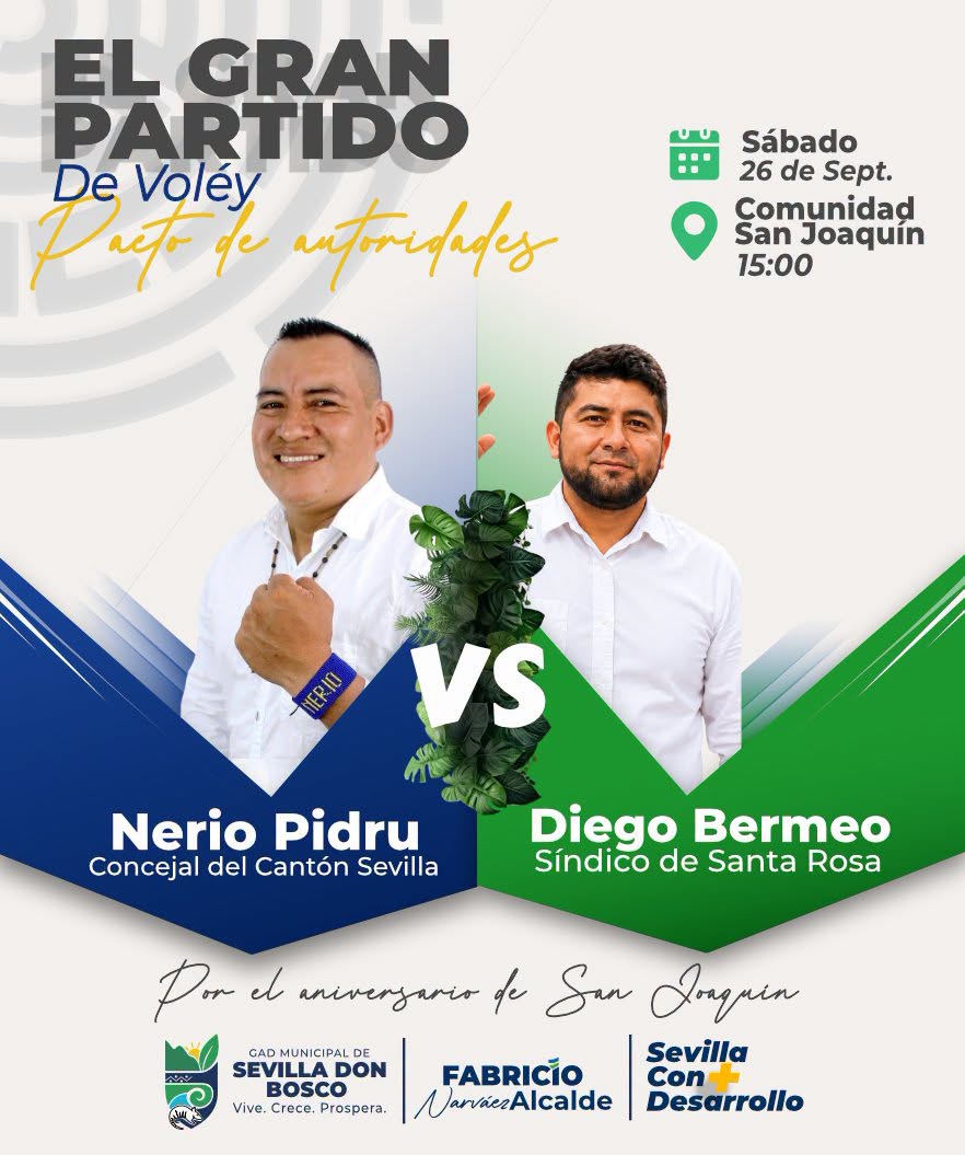 ¡El Vóley también será parte de la fiesta en San Joaquín!